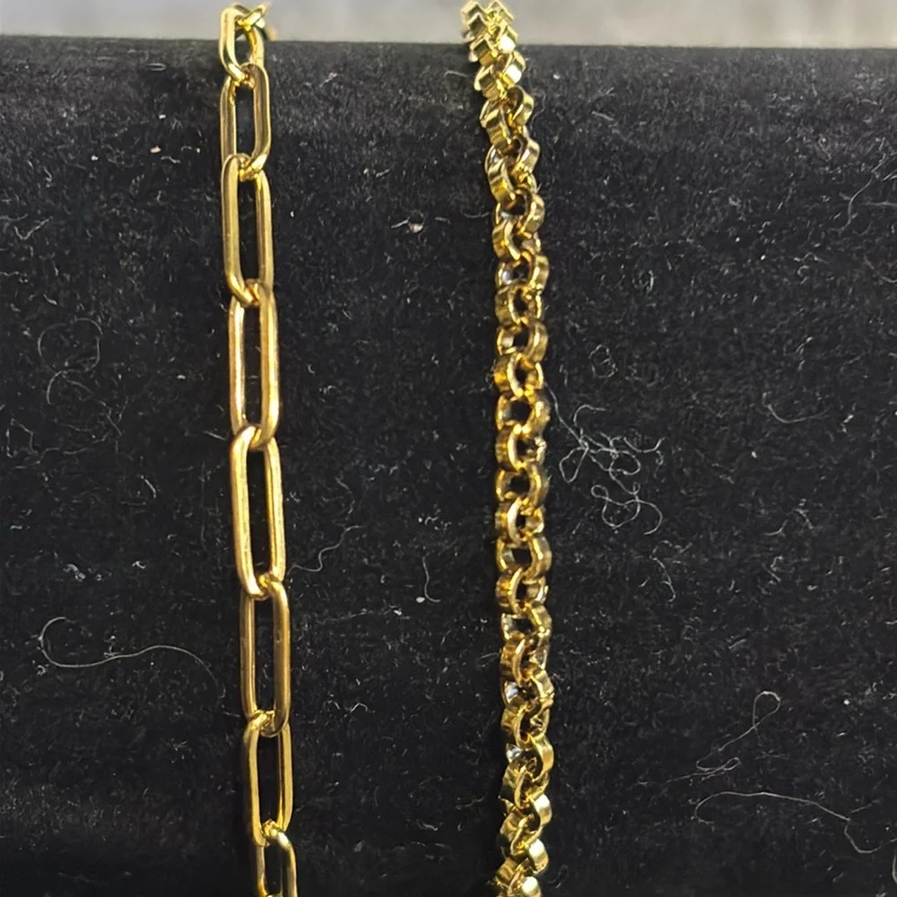 NWOT ST3 Gold over stainless steel bracelet